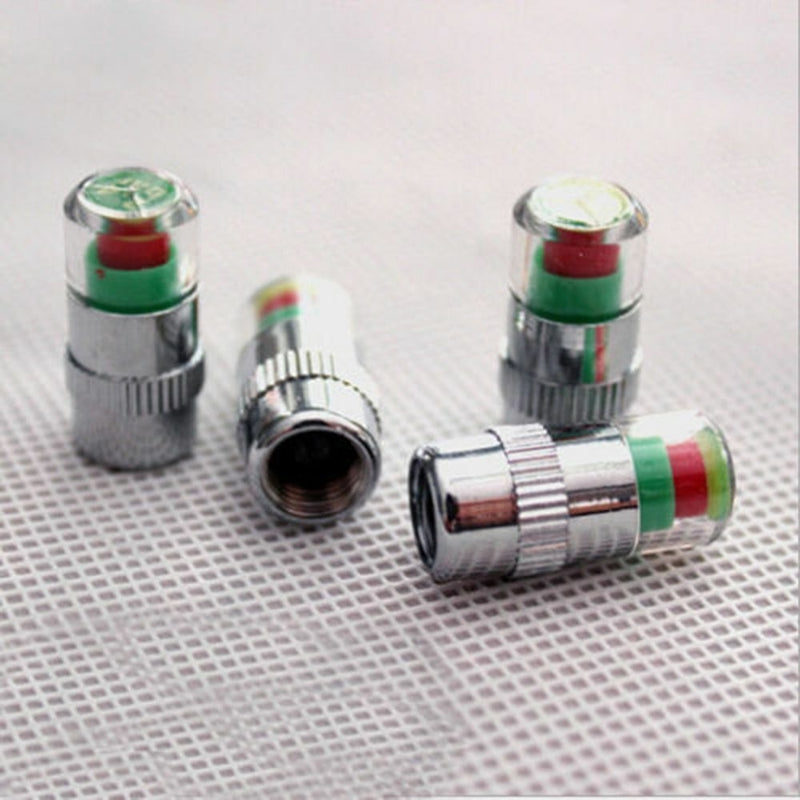 Visiable Warning Sensor Indicator Air Pressure Valve Stem Caps Tire Gauge