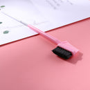 Beauty Double Sided Edge Control Hair Comb Steel Pin Tail Hair Brush Makeup Tool