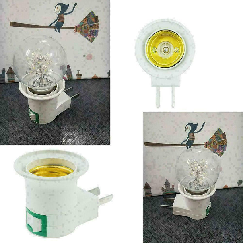 E27 Light Bulb Socket Holder Plug-in Adaptor Screw Wall I0D2 O4N1 7Y6T Base G2V2