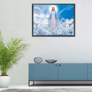 5D Diamond Painting Kit Jesus Shines Full Round Drill DIY Crafts Mosaic Picture