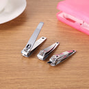 10pcs Portable Nail Cutter Stainless Steel Cuticle Pusher Dead Skin Remover Kit