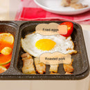 1000W Multi Roast Cooker 2 in 1 Non-Stick Electric Barbecue Hot Pot for Egg Soup