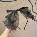Props Chiffon Lace Hair Ornament Hair Accessories Elegant Big Bow Hairbands