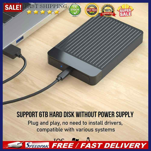 HDD Case Portable External HDD Enclosure for Ssd Disk HDD Box Type C 3.1 Case