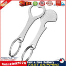 2pcs Metal Keychain Shopping Cart Tokens Accessories Key Ring Hook (C) Newly