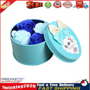 Scented Rose Flower Soap for Body Bath Valentine Day Wedding Gift (Blue) Newly