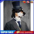 #A Gentleman Dog Oil Paint By Numbers Kit DIY Frameless Drawing Picture for Adul