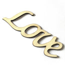 occitop wood love script word sign ornaments rustic wall tattoo for scrapbook