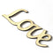 occitop wood love script word sign ornaments rustic wall tattoo for scrapbook