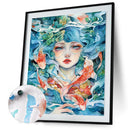 Oil Paint By Numbers Painting Girl Coloring Picture Drawing