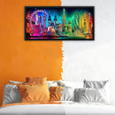 Scenery Stamped Cross Stitch Kits DIY Printed Embroidery 11CT Needlework Craf