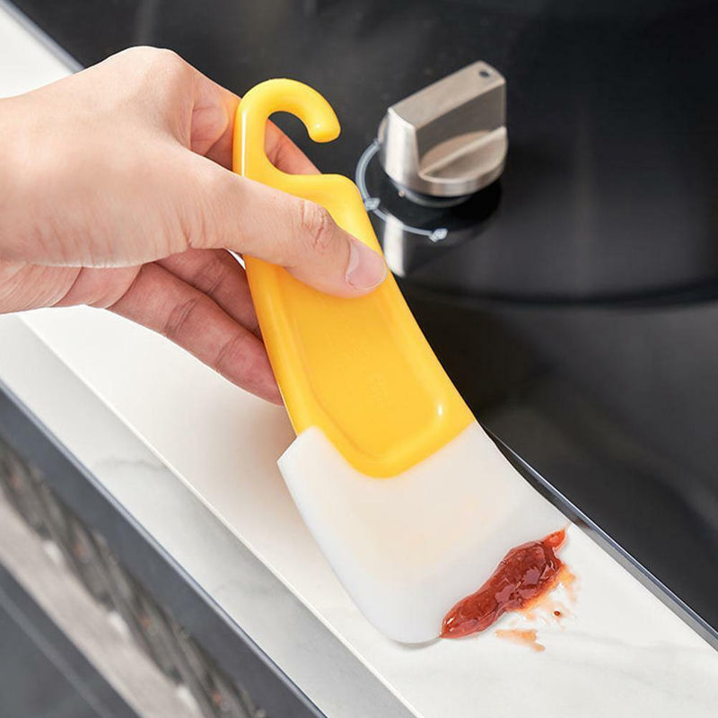 Silicone Pan Scraper Kitchen Utensil Cleaning Spatula Cooking Baking Tools best