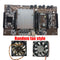 X79 BTC 5x PCIe 8X DDR3 2011 Pin Mining Motherboard with 12V Cooling Fan Newly