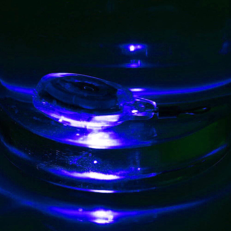 3x Fishing Lure Trap Light LED Underwater Eye Shape Squid Bait Lamp (Blue) Newly