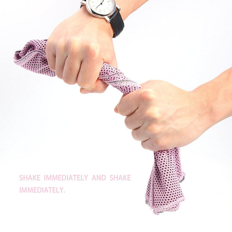 Ice Cold Sports Towel Summer Gym Fitness Exercise Quick Dry Cooling Towel Unisex