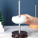 Wooden Beading Tool Manual Beaded Bowl Fast Beading Bead Spinner Curved Needles