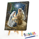 DIY Paint By Number Kit Frameless Religious Jesus Handpainted Canvas Art Decor