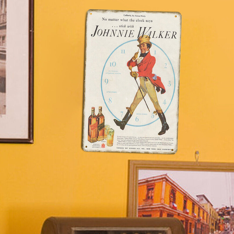 20x30cm People Retro Tin Painting Rectangular Metal Wall Signs Decor (1) Newly