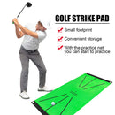Golf Training Mat Mini Golf Practice Training Aid Portable Golf Hitting Rugs