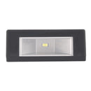 8pcs LED Solar Light Outdoor Wall Lamp for Garden Yard Decor (White Light)