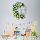 Easter Rabbit Wreath Door Acrylic Bunny Garland Home Decoration (D)