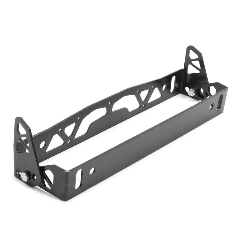 Adjustable Tilt License Plate Bracket Aluminum Number Plate Holder (Black) Newly