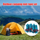 4pcs 4mm Tent Wind Rope Cord Tensioner Outdoor Camping Reflective Lanyard Rope