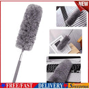 Extendable Handle Dusting Brush Microfiber Feather Duster 82cm Telescopic