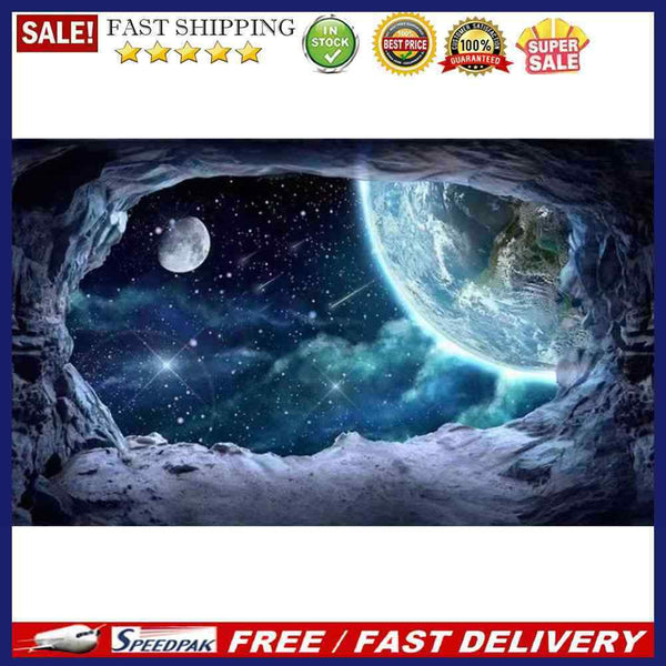 5D Kit Rhinestone Pictures DIY Cosmic Planet Full Round Drill Diamond Paint