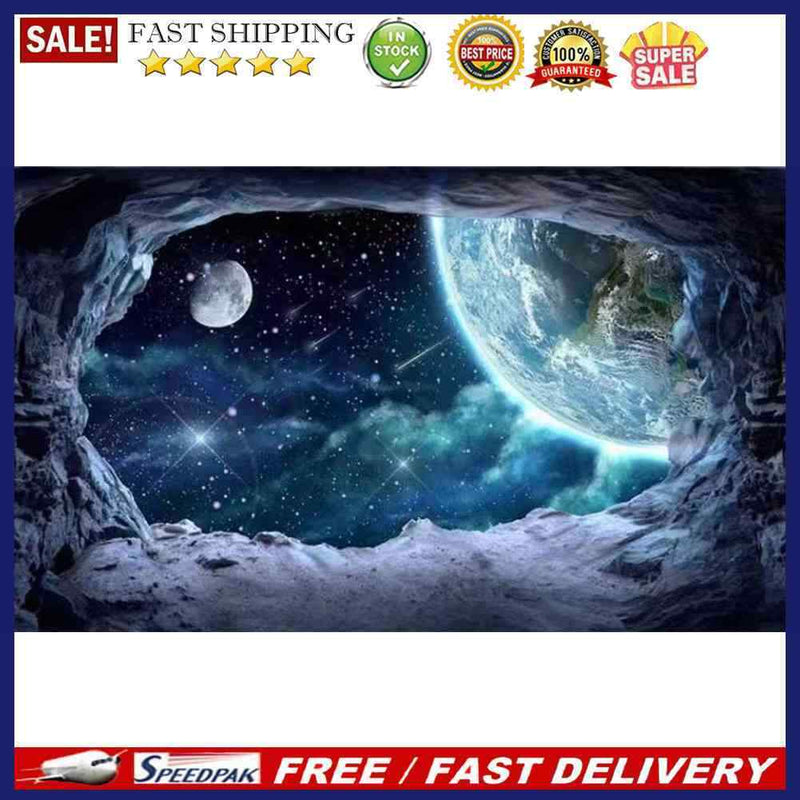 5D Kit Rhinestone Pictures DIY Cosmic Planet Full Round Drill Diamond Paint