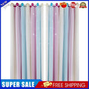 Gradient Hollow Star Curtain Bedroom Full Blackout Window Drapes (Purple)