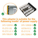 12V ATX 17x 6Pin Power Supply Breakout Board Adapter Converter for ETH BTC Miner