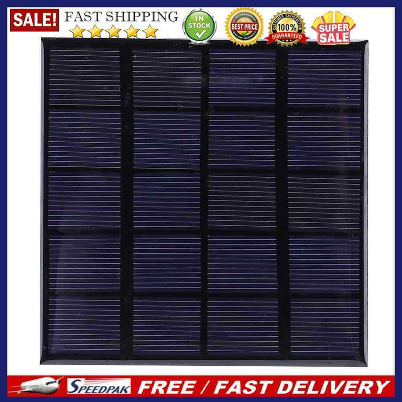 Solar Panel 3W 5V DIY Solar Cell for Moblie Phone Charger Outdoor Battery S