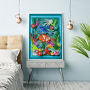 DIY Paper Fish Diamond Picture Part Drill Special Shape Rhinestone Painting Kit