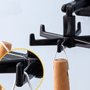 360 Rotation Kitchen Hooks Self Adhesive Bath Wardrobe Organizer Hanger Rack
