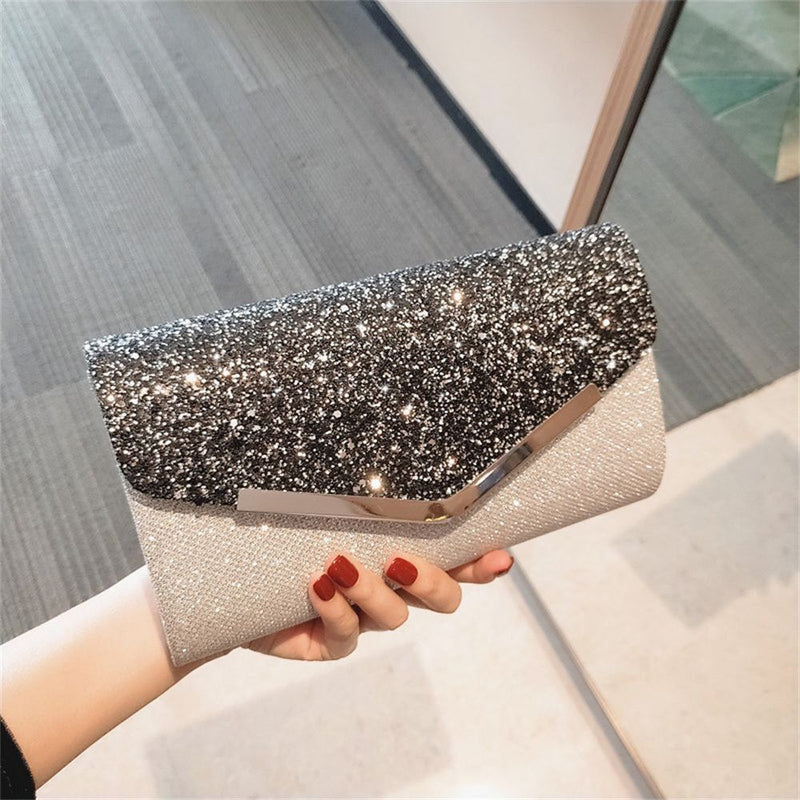 Wedding Beaded Handbags Egg Shape Chain Purse Shoulder Evening Bag Clutch