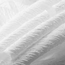 2m Semi Blackout Curtain Simple Vine Leaf Partition Window Decor(White) Newly