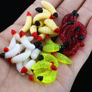 50pcs Fishing Bait Worm Maggot Floating Soft Bait Bionic Jigging Wobblers Lures