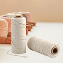Cotton Rope Beige DIY Twisted Cord Crafts Wedding Home Decor (C3mm X 200m) Newly