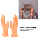 1 Pair Soft Plastic Safety Small Simulation Hands Puppet Pet Interactive To