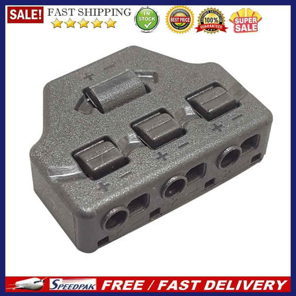 LED Lighting Cable Splitter Push-in Terminal Block Wire Connector Distributio