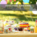 8 Cup Cake Stand Ferris Wheel Wedding Party Stainless Steel Food Display Rack