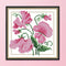 12 Months Flower Cross Stitch DIY 14CT Stamped Handmade Crafts Home Decoratio