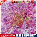 5D DIY Special Shaped Diamond Painting Pink Peafowl Cross Stitch Embroidery