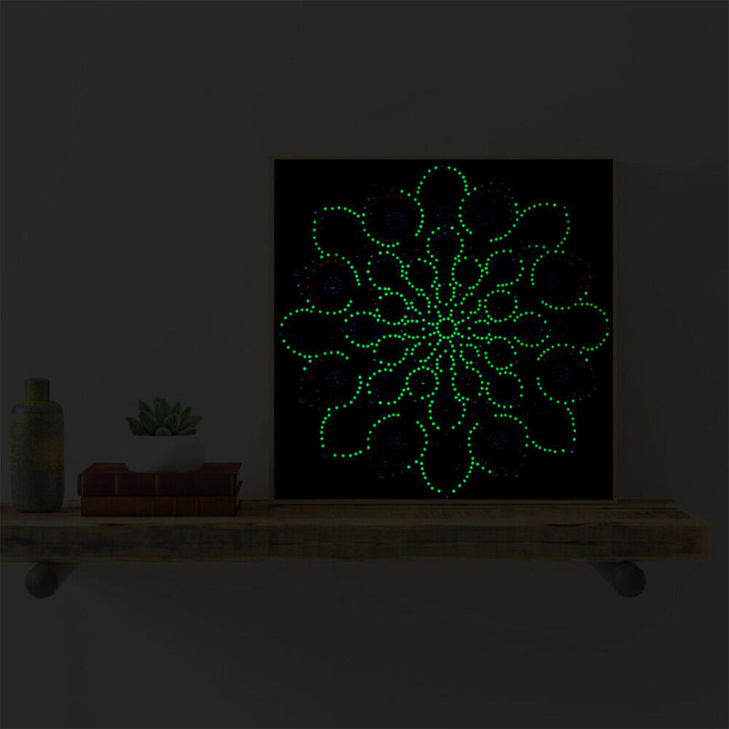 5D Part Special Shaped Drill Luminous Diamond Painting Mandala Art (GT107) Newly