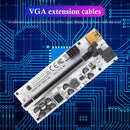 VER012 Max PCI-E Riser PCI Express 1x 16x Adapter Extension Cable (Black)