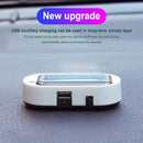 #A Solar USB Powered Car LED Alarm Light Simulated Dummy Warning Flash Caution L