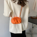 Women Crossbody Bag Cloud Day PU Leather Clutch Design Shoulder Handbag Purses