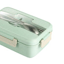 Portable Lunch Box Kids School Office Microwave Wheat Straw Bento Food Container