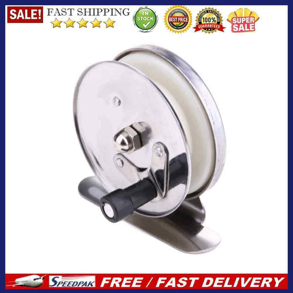 5PC Ice Fishing Pole Line Reel Rods Shrimp Metal Steel Lightweight Portabl